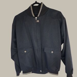 M Sportfolio \ Black Microfiber Bomber jkt- XS